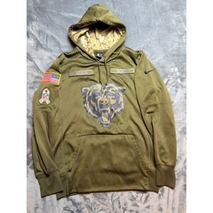 Nike On field Chicago Bears Salute To Service Hoodie Small